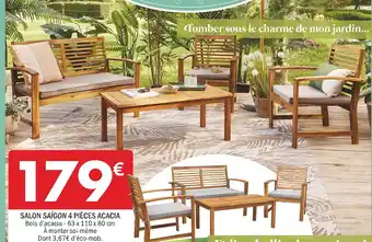 La Foir'Fouille SALON SAÏGON 4 PIÈCES ACACIA offre