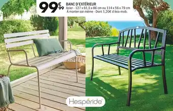 La Foir'Fouille BANC D'EXTÉRIEUR offre