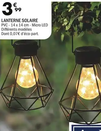 La Foir'Fouille LANTERNE SOLAIRE offre