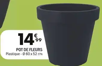 La Foir'Fouille POT DE FLEURS Plastique Ø60 x 52 cm offre