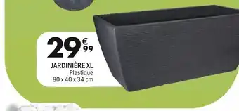 La Foir'Fouille JARDINIÈRE XL Plastique 80 x 40 x 34 cm offre