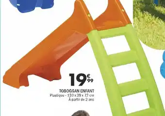 La Foir'Fouille TOBOGGAN ENFANT Plastique 130 x 39 x 72 cm À partir de 2 ans offre