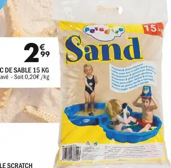 La Foir'Fouille SAC DE SABLE 15 KG offre