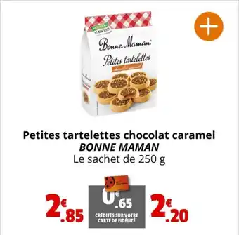 Coccimarket Petites tartelettes chocolat caramel BONNE MAMAN offre