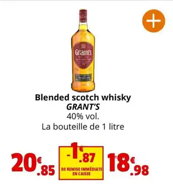 Coccimarket Blended scotch whisky GRANT'S offre