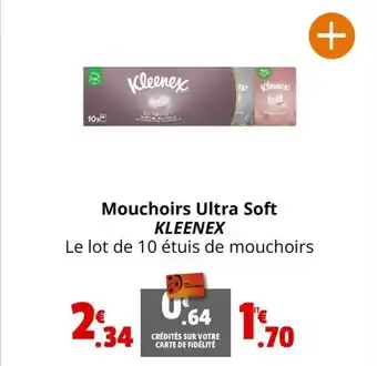 Coccimarket Mouchoirs Ultra Soft KLEENEX offre