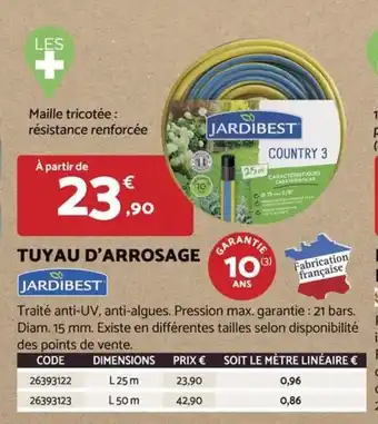 Bricomarché TUYAU D'ARROSAGE offre