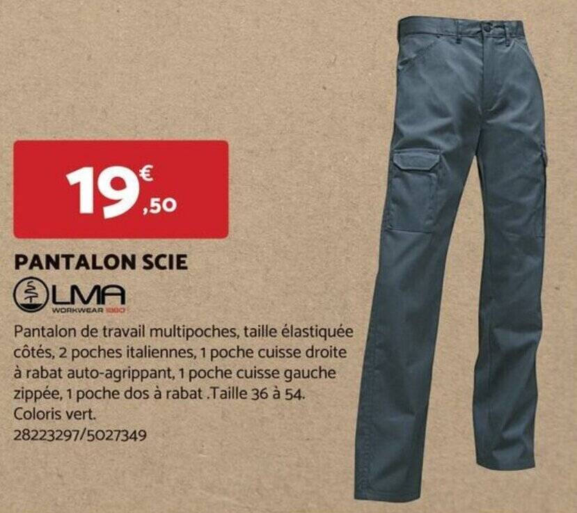 Promo PANTALON SCIE chez Bricomarche