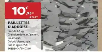 Bricomarché PAILLETTES D'ARDOISE offre