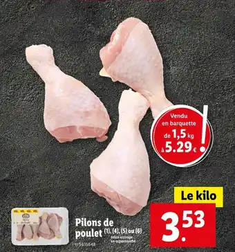 Lidl Pilons de poulet offre