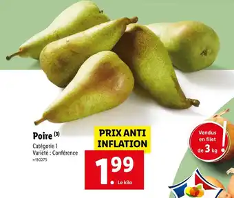 Lidl Poire offre