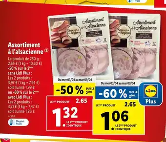 Lidl Saveurs de nos Régions Assortiment à l’alsacienne offre