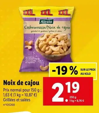 Alesto Noix de cajou