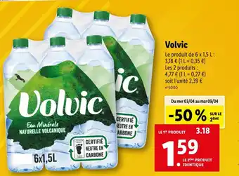 Lidl Volvic Volvic offre