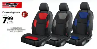 Lidl ULTIMATE SPEED Couvre-siège auto offre