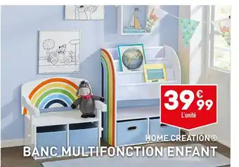ALDI HOME CREATION BANC MULTIFONCTION ENFANT offre
