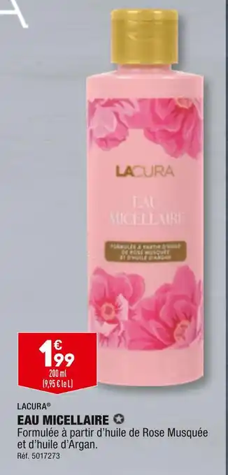 ALDI LACURA EAU MICELLAIRE offre