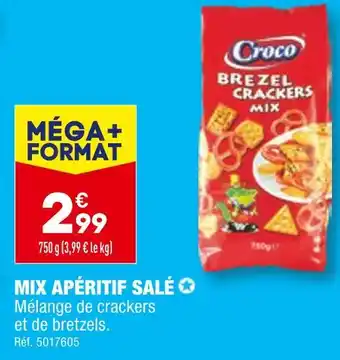 ALDI Croco MIX APÉRITIF SALÉ offre