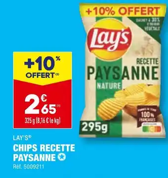 ALDI LAY’S CHIPS RECETTE PAYSANNE offre