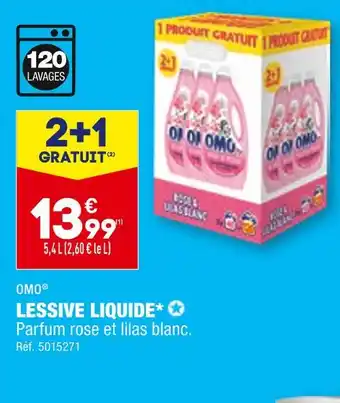 ALDI OMO LESSIVE LIQUIDE offre