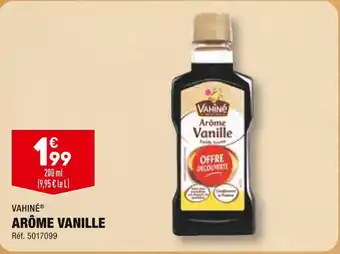 ALDI VAHINÉ ARÔME VANILLE offre