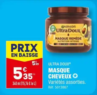 ALDI ULTRA DOUX MASQUE CHEVEUX offre