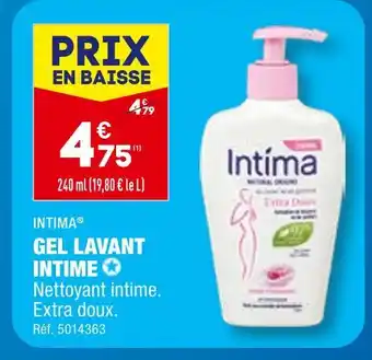 ALDI INTIMA GEL LAVANT INTIME offre