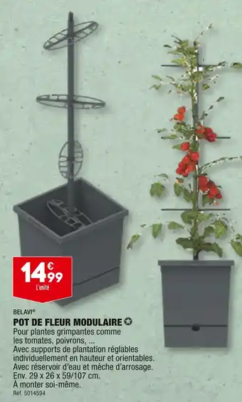 ALDI BELAVI POT DE FLEUR MODULAIRE offre