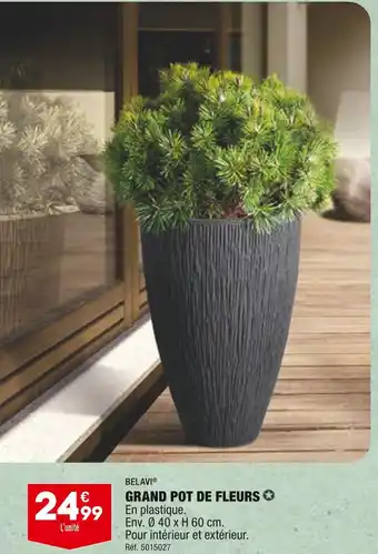 ALDI BELAVI GRAND POT DE FLEURS offre