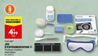 ALDI PLAYLAND JEU D’EXPÉRIMENTATION offre