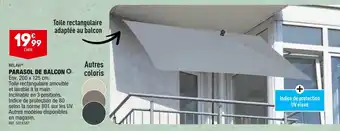 ALDI BELAVI PARASOL DE BALCON offre