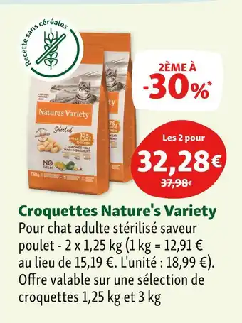Maxi Zoo Nature's Variety Croquettes offre
