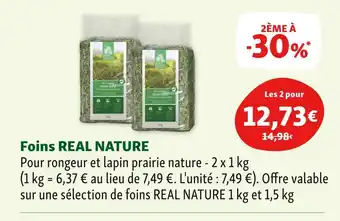 Maxi Zoo REAL NATURE Foins offre