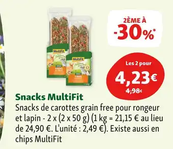 Maxi Zoo MultiFit Snacks offre