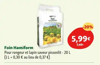 Maxi Zoo Hamiform Foin offre
