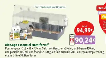 Maxi Zoo Hamiform Kit Cage essentiel offre