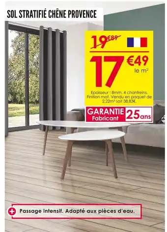 Décor Discount SOL STRATIFIÉ CHÊNE PROVENCE offre