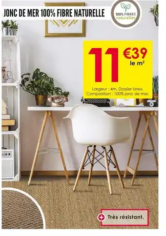 Décor Discount JONC DE MER 100% FIBRE NATURELLE offre