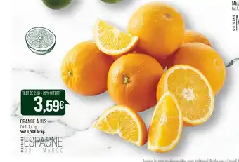 Match ORANGE À JUS offre