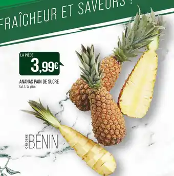 Match ANANAS PAIN DE SUCRE offre