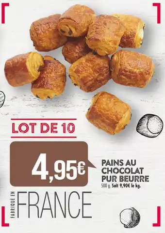 Match PAINS AU CHOCOLAT PUR BEURRE offre