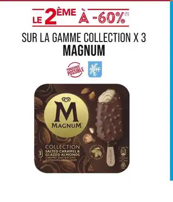 Match MAGNUM LE 2ÈME À -60% SUR LA GAMME COLLECTION X 3 MAGNUM offre