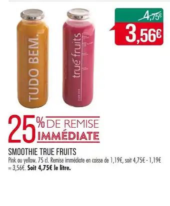 Match SMOOTHIE TRUE FRUITS offre