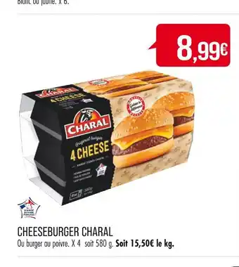 Match CHARAL CHEESEBURGER offre