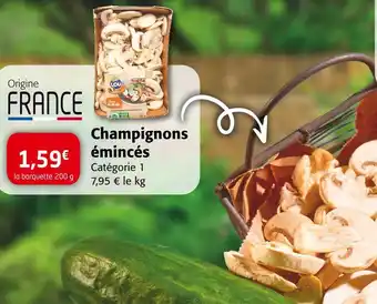 Colruyt Champignons émincés offre