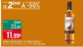 Match THE FAMOUS GROUSE BLENDED SCOTCH WHISKY offre