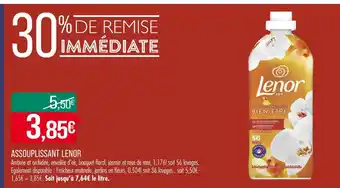 Match LENOR ASSOUPLISSANT offre