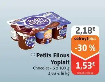 Colruyt Yoplait - petits filous offre