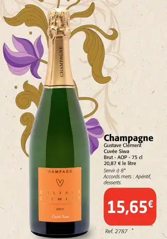 Colruyt Champagne gustave clement - champagne offre