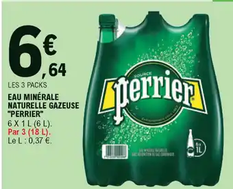 E.Leclerc Eau Minérale Naturelle Gazeuse offre